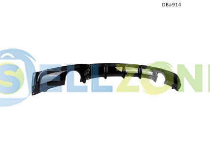 Διαχύτης πίσω ρύθμισης BMW 3 F30 F31 με 2 εξατμίσεις - DBa914